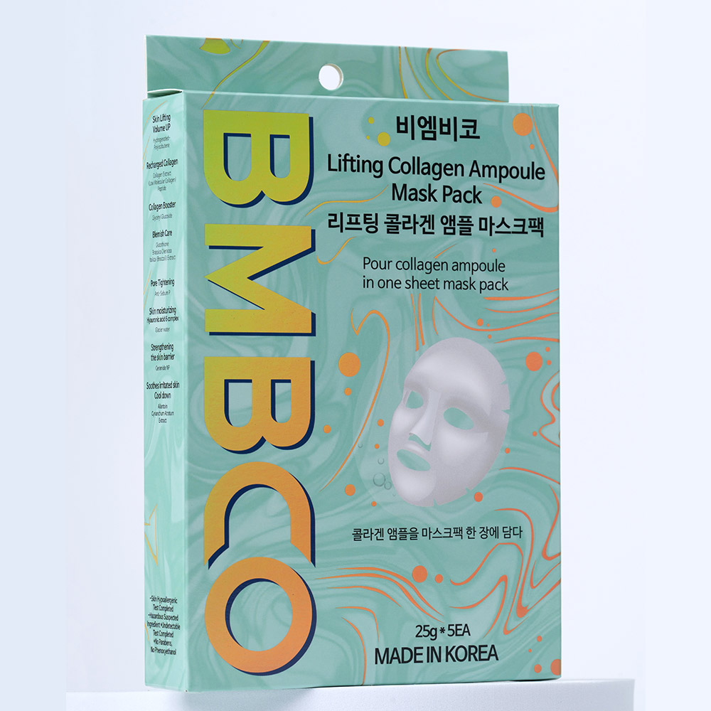 _BMBCO_ Lifting Collagen Ampoule Mask Pack_25g_5ea_ Skin Care Mask Sheet